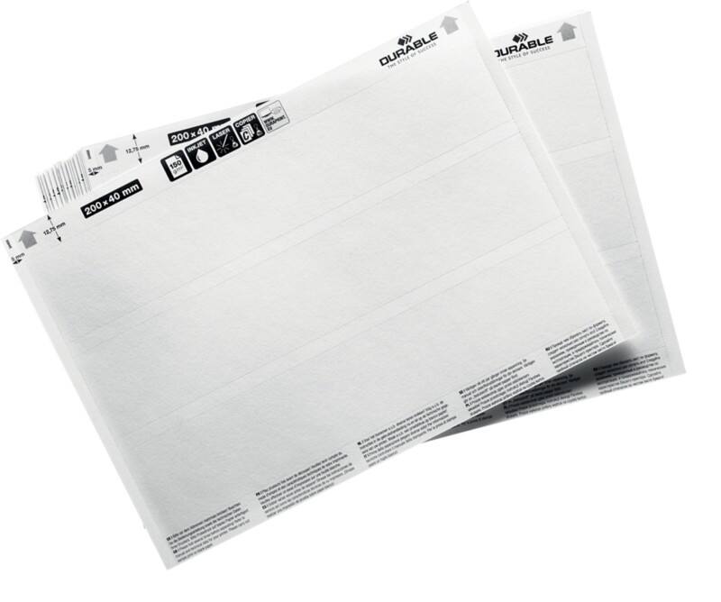 DURABLE Etiketten 809902 20 (B) x 3,7 (H) cm 809902 60 Stück