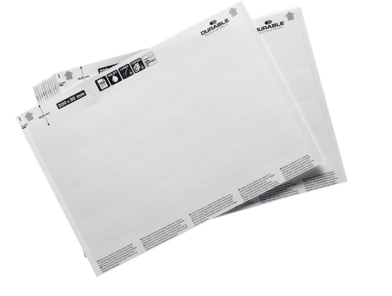 DURABLE Etiketten 804102 20 (B) x 2,7 (H) cm 804102 80 Stück