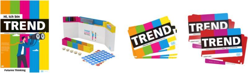 PLAYROOM Moderationsbox Pappkarton 403 (B) x 220 (T) x 710 (H) mm Mehrfarbig