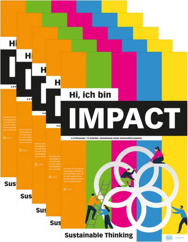 PLAYROOM Flipchartblock Papier 155 (B) x 155 (T) x 700 (H) mm Sortiert