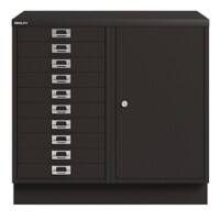 Bisley Metall Schubladenschrank 10 Schübe 700 x 452 x 670 mm Schwarz  