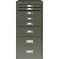 Bisley Metall Schubladenschrank 7 Schübe 279 x 380 x 590 mm Grün  