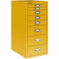 Bisley Metall Schubladenschrank 7 Schübe 279 x 380 x 590 mm Gelb  