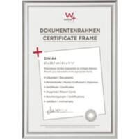 walther design DIN A4 Bilderrahmen Silber Kunststoff KP130S 23,8 (B) x 1,7 (T) x 32,8 (H) cm