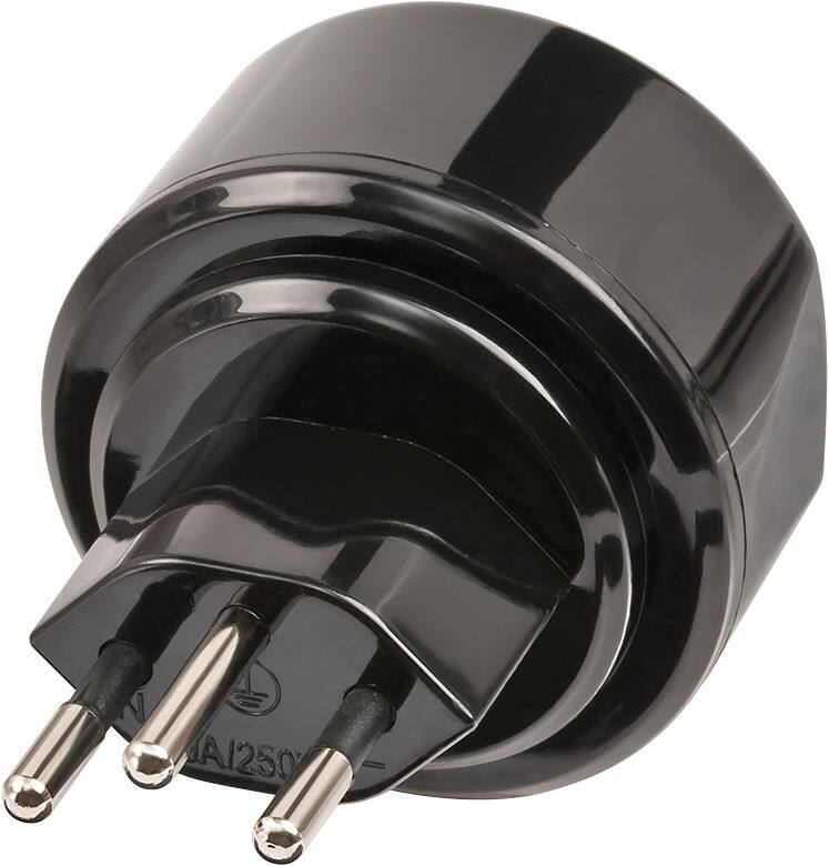 brennenstuhl Weltreiseadapter Typ J (CH) BN-1508642 Schwarz