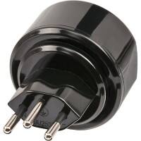 brennenstuhl Weltreiseadapter Typ J (CH) BN-1508642 Schwarz
