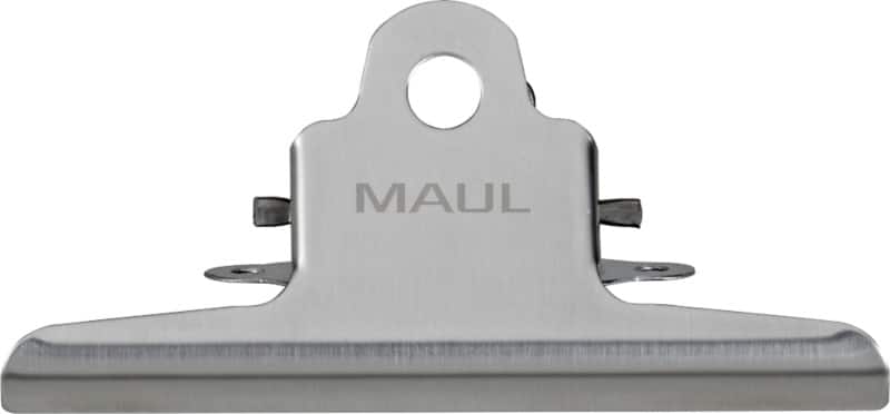 Maul Briefklemmer Metall 20 mm Silber Nicht magnetisch