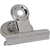 Maul Briefklemmer Metall 10 mm Silber Magnetisch 2 Stück