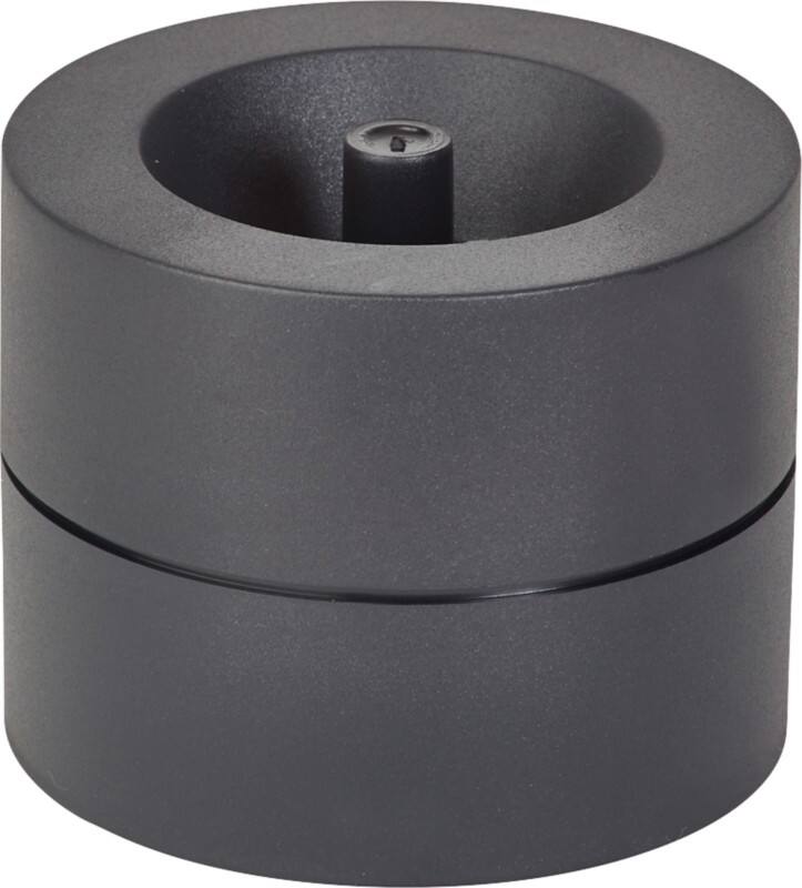 Maul greener@work Büroklammernspender Mit Zentralmagnet Kunststoff 60 mm Schwarz Rund