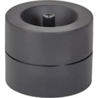 Maul greener@work Büroklammernspender Mit Zentralmagnet Kunststoff 60 mm Schwarz Rund