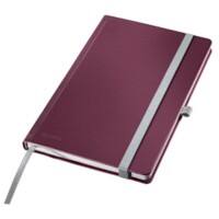Leitz Style Notizbuch A5 kariert mit Hardcover 44861028 160 Seiten 80 Blatt Rot