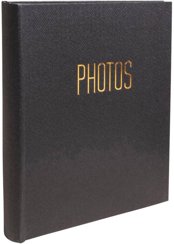 Exacompta Office By Me Fotoalbum Hardcover 29 x 32 cm Schwarz 60 Seiten