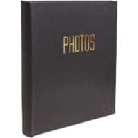 Exacompta Office By Me Fotoalbum Hardcover 29 x 32 cm Schwarz 60 Seiten