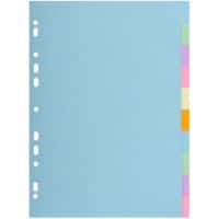 Exacompta Forever Blanko-Register Farbig sortiert 10 Stück 170 g/m² Karton 2610E