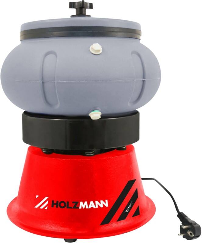 HOLZMANN Poliertrommel Grau, Rot