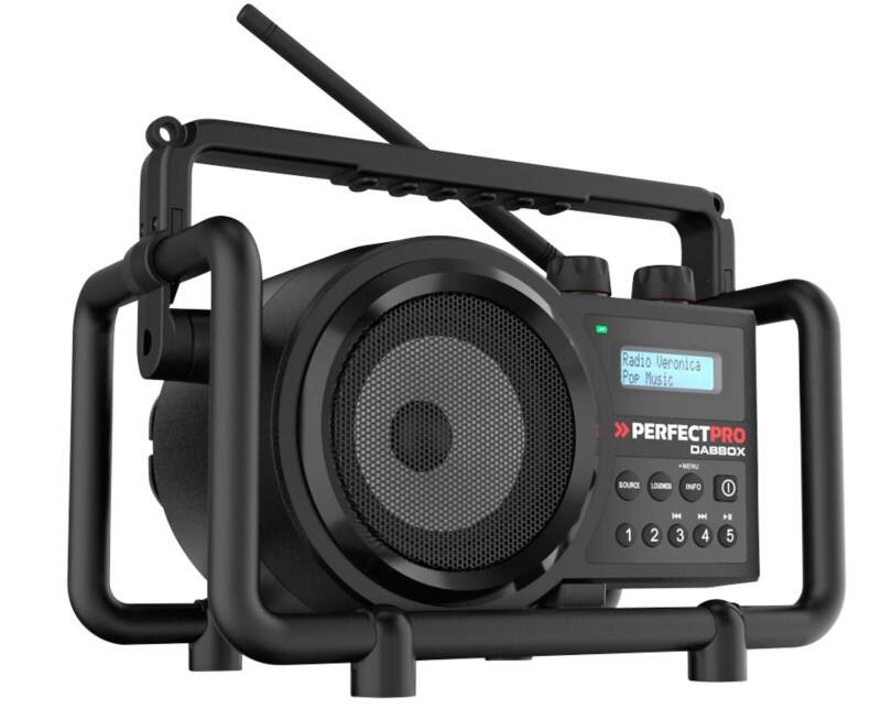 PERFECTPRO DABBOX Baustellenradio DBX3 Schwarz