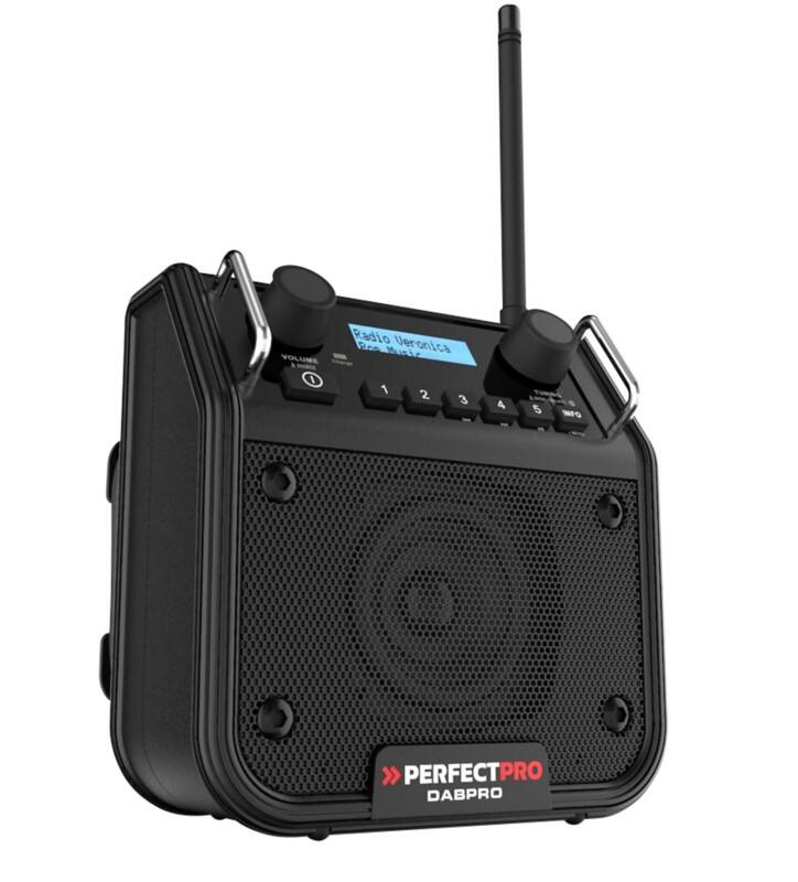 PERFECTPRO DABPRO Baustellenradio DPR2 Schwarz