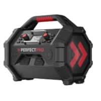 PERFECTPRO ROCKTAGON Baustellenradio OCT-18V Schwarz