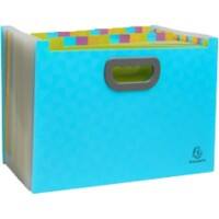 Exacompta Pop'N Co Ordnungsmappe A4 PP (Polypropylen) Blanko Cyan 55199E