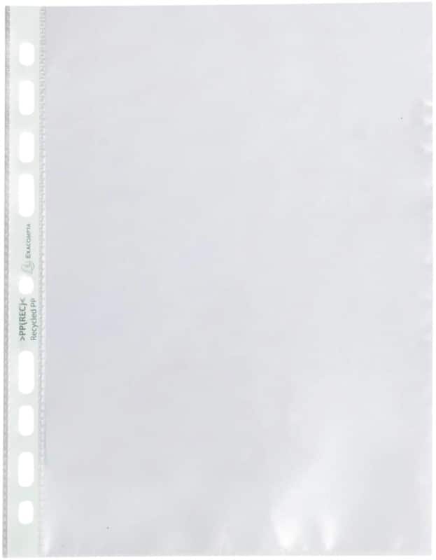 Exacompta Forever Klarsichthüllen  Transparent 9 Löcher 51100E 50 Stück