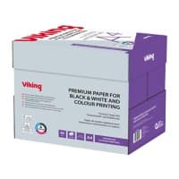 Viking Advanced Colour Printing DIN A4 Druckerpapier 80 g/m² Glatt Hochweiß 169 CIE 5 Pack à 500 Blatt