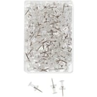 WEDO Stecknadeln Metall Transparent 100 Stück