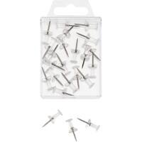 WEDO Stecknadeln Metall Transparent 20 Stück