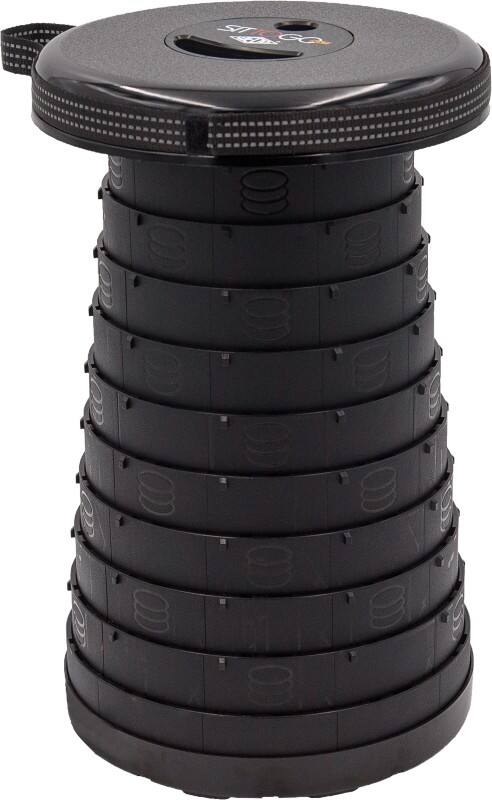 WEDO Teleskophocker 75 mm PP (Polypropylen) Schwarz