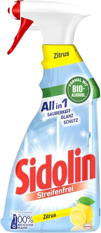 Sidolin Glas- und Fensterreinigersspray Zitrus