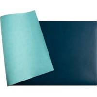 Exacompta Home Office Schreibunterlage PU (Polyurethan) Blau, Tropisch 35 x 60 cm