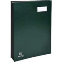 Exacompta Unterschriftsmappe DIN A4 Grün 24123E 24 (B) x 1,7 (T) x 32,7 (H) cm