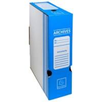 Exacompta Archivbox 261005H Blau 35 x 10 x 25 cm Pappkarton 50 Stück