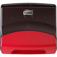 Tork W4 Falthandtuchspender Kunststoff Rot, Rauch 20,6 x 42,7 x 39,4 cm
