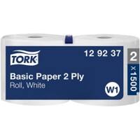 Tork W1 Universal Wischtücher 2-lagig 2 Rollen à 1500 Blatt