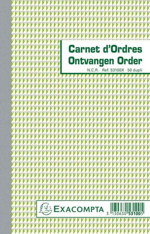 Exacompta Lieferrechnungsbuch 53100X Niederländischer und französischer Text Doppelt 10 Stück