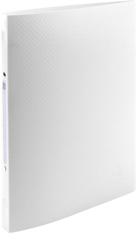 Exacompta OpaK 15 mm Ringbuch PP (Polypropylen) DIN A4 2 Ringe Weiß 54178E 20 Stück