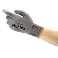 Ansell HyFlex Mechanical Protection Mehrweg Arbeitshandschuhe Nylon, PU (Polyurethan) Größe 7 Grau 12 Paar à 2 Handschuhe