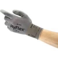 HyFlex Wiederverwendbare Arbeitshandschuhe Nylon, PU (Polyurethan) Größe 8 Grau 12 Paar à 2 Handschuhe