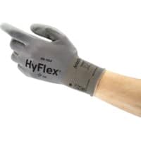 HyFlex Wiederverwendbare Arbeitshandschuhe Nylon, PU (Polyurethan) Größe 9 Grau 12 Paar à 2 Handschuhe