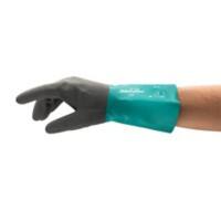 Ansell AlphaTec Chemical Protection Mehrweg Schutzhandschuhe Nitril, Nylon Größe 9 Grau, Türkis 6 Paar à 2 Handschuhe