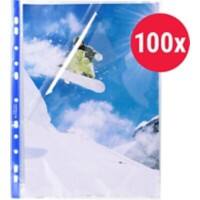 Exacompta Stop Doc Klarsichthüllen Glatt Transparent 11 Löcher 5875E 100 Stück