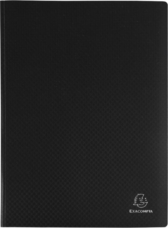 Exacompta OpaK Präsentationsmappe 50 Taschen DIN A4 Schwarz 10 Stück