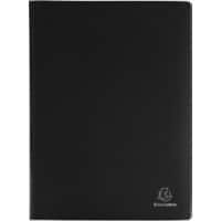 Exacompta OpaK Präsentationsmappe 20 Taschen DIN A4 Schwarz 20 Stück