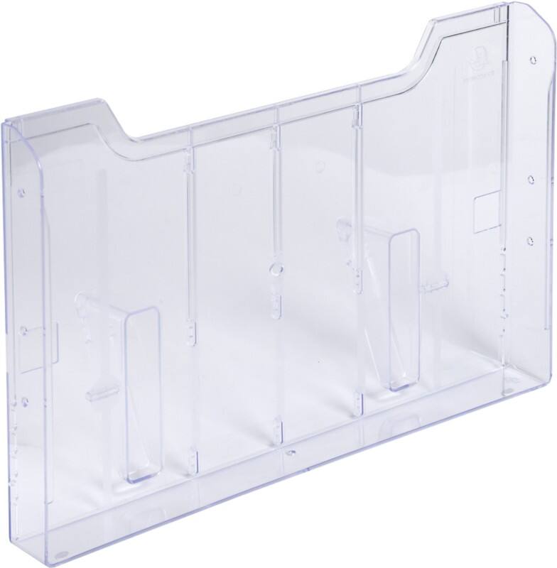 Exacompta Office Prospektständer Transparent 64158D 32,7 x 8 x 21,3 cm 64158D