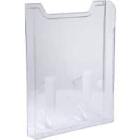 Exacompta Office Prospektständer 64658D DIN A4 Hoch Transparent 23,9 x 8 x 30 cm