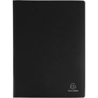 Exacompta OpaK Präsentationsmappe 60 Taschen DIN A4 Schwarz 8 Stück