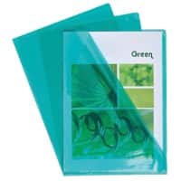 Exacompta Klarsichthülle DIN A4 Grün Kunststoff, PVC (Polyvinylchlorid) 13/100 100 Stück