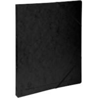 Exacompta Genuine Premium Pressspankarton 15 mm Ringbuch Pressspankarton DIN A4 2 Ringe Schwarz 542551E 10 Stück