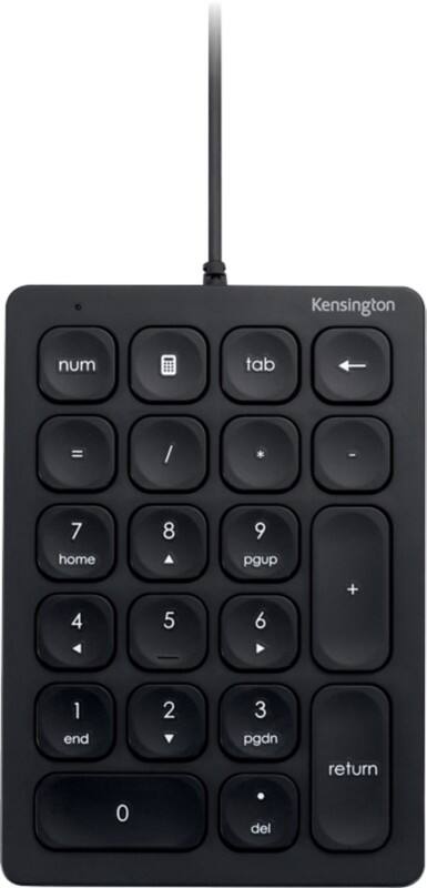 Kensington Verkabelte Numerische Tastatur K79820WW 90 cm USB-A-Kabel Schwarz