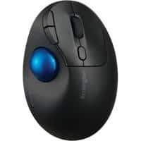 Kensington Pro Fit Ergo TB450 Kabellose Trackball-Maus K72194WW 50 % Recycelter Kunststoff Scrollring Für Rechtshänder Bluetooth/USB-A Nano-Empfänger Schwarz